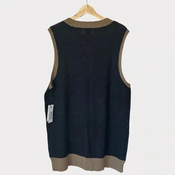 Honor the Gift Women's Small Mascot Sweater Vest Mini Dress in Black - Picture 6 of 8